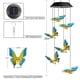 thumbnail image 2 of Campanillas de viento solares Toodour con LED mariposa de cambio de color, 2 of 7