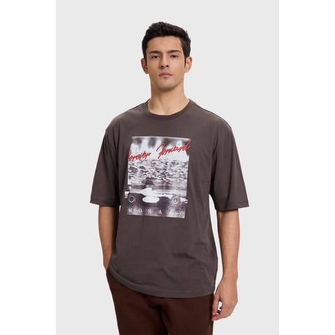 Fashionspark - Polera Hombre Estampado Marengo