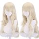 thumbnail image 1 of suxuMhao Peluca Ligeramente Rizada, Peluca, 27.5 Pulgadas Blanco Hueso, 1 Pieza, Peluca de Cosplay, Peluca Larga, Peluca de Anime, Peluca Sintética, Peluca Universal, Peluca para Vestir, Aspecto, 1 of 2