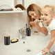 thumbnail image 4 of "Juego De Accesorios De Baño Belug  De 6 Piezas Plástico Y Hogar Negro-madera Natural ", 4 of 5