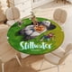 thumbnail image 4 of Stillwater-theme Fitted Round Tablecloths Elastic Edged Table Covers Waterproof Table Cloth for Kitchen Holiday Party Tables Decor 120cm, 4 of 6