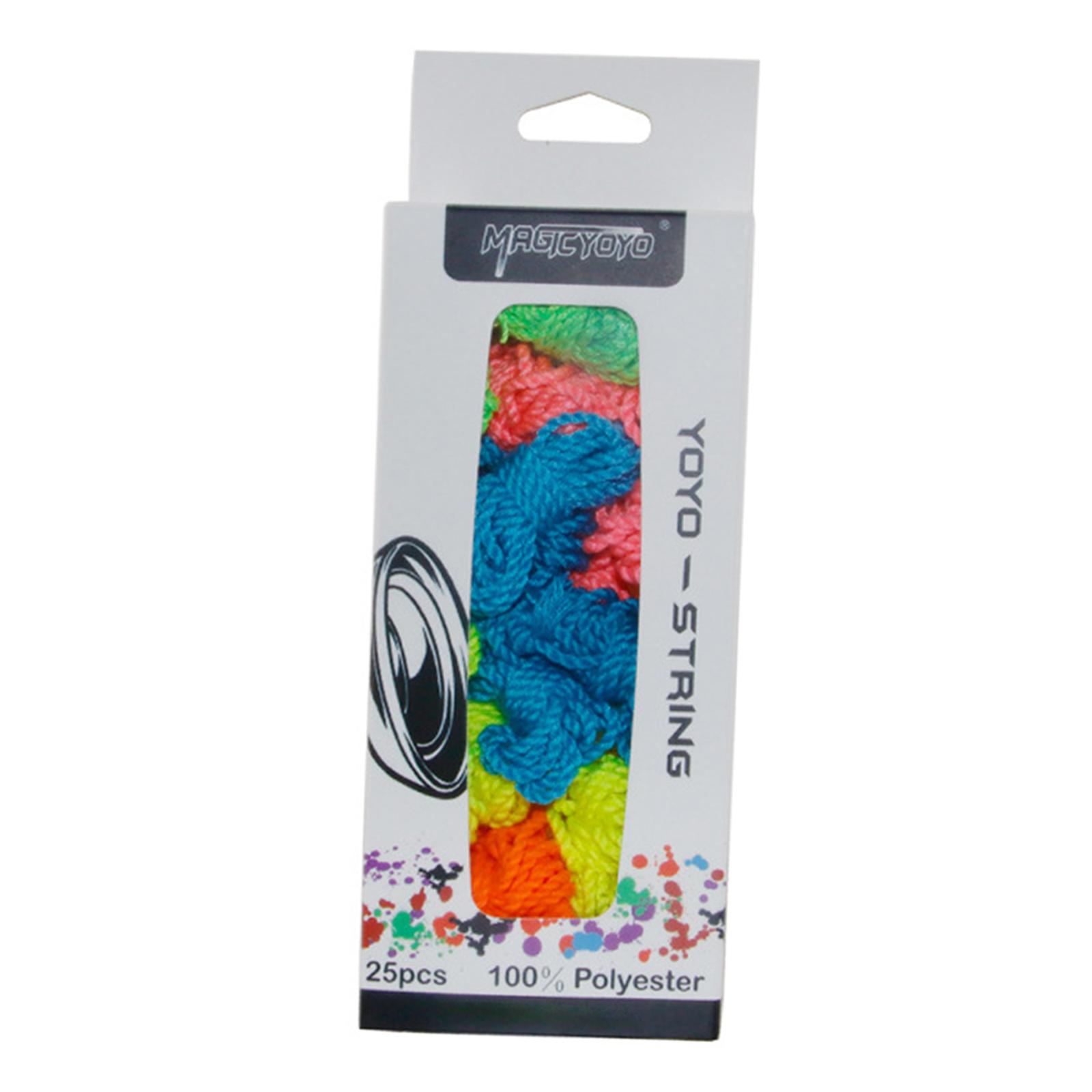 Bothyi - Paquete De Cuerdas Yoyo De 25 Piezas (Color Aleatorio) 44.49 Pulgadas Profesional Para Adultos