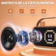 thumbnail image 3 of Parlante Karaoke, Parlante Bluetooth Portátil Con 15 Efectos de Animación y 2 Micrófonos Inalámbricos, D58O-T, 3 of 8