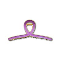 Besty - Traba Metálica Garra Tiburón Para Cabello Resina Lila