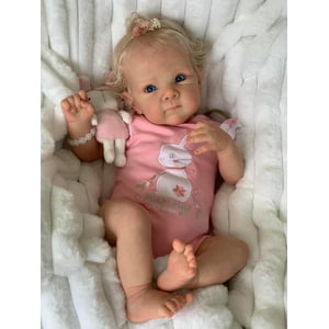 Muñeca Reborn Rxdoll De Vinilo De Silicona De Cuerpo Completo Para Niña, 48 Cm