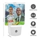 thumbnail image 2 of Harry Kane Luz nocturna LED con sensor de anochecer a amanecer para dormitorio, baño, pasillo, escaleras - Lámpara LED nocturna de enchufe, 0.5W - 1 pieza, 2 of 6