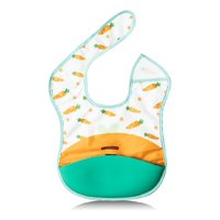 Genérico - Set 2 Baberos Silicona Impermeable Bandeja Recolectara Lau