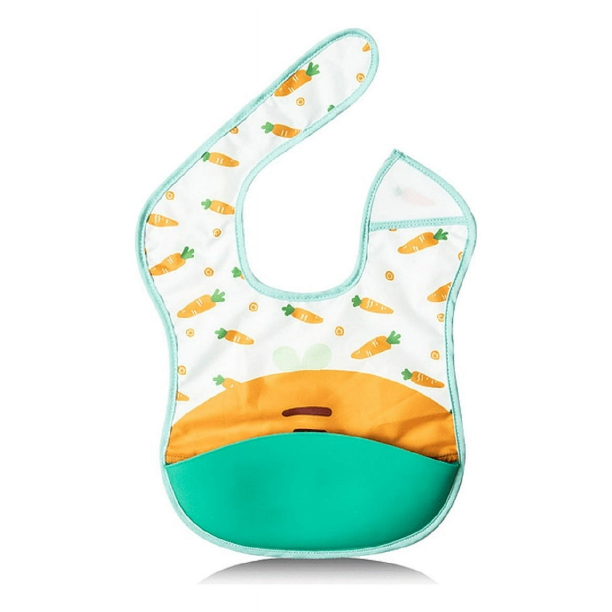 Genérico - Set 2 Baberos Silicona Impermeable Bandeja Recolectara Lau