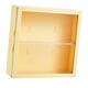 thumbnail image 3 of Organizador De Caja De Almacenamiento De Caja De Exhibición Transparente De 2 Capas Para Mini Juguetes Figura De Acción Amarillo, 3 of 3