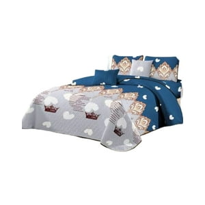 Genérico - Quilt Verano Reversible - Ligero Y Cómodo D7