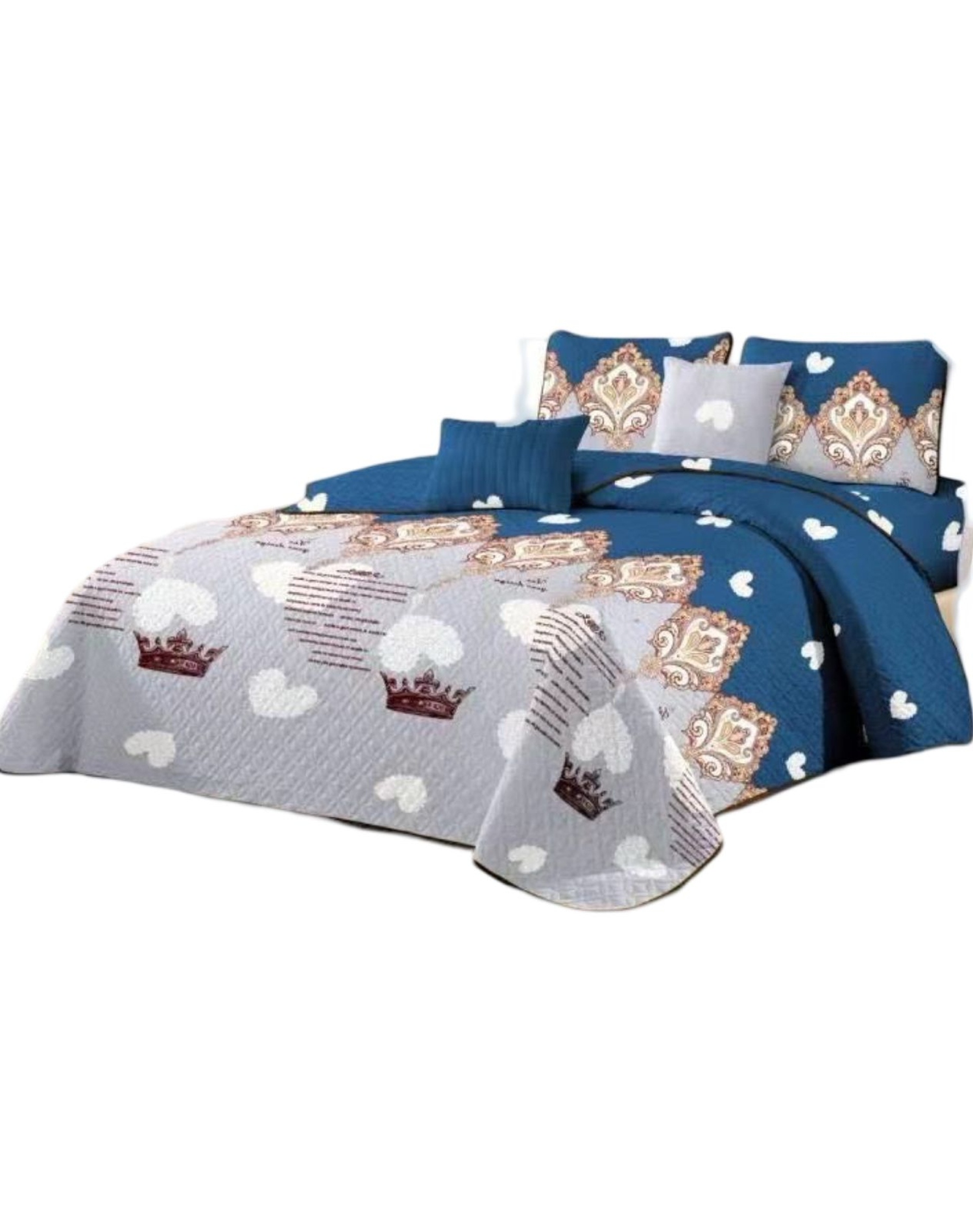 Genérico - Quilt Verano Reversible - Ligero Y Cómodo D7