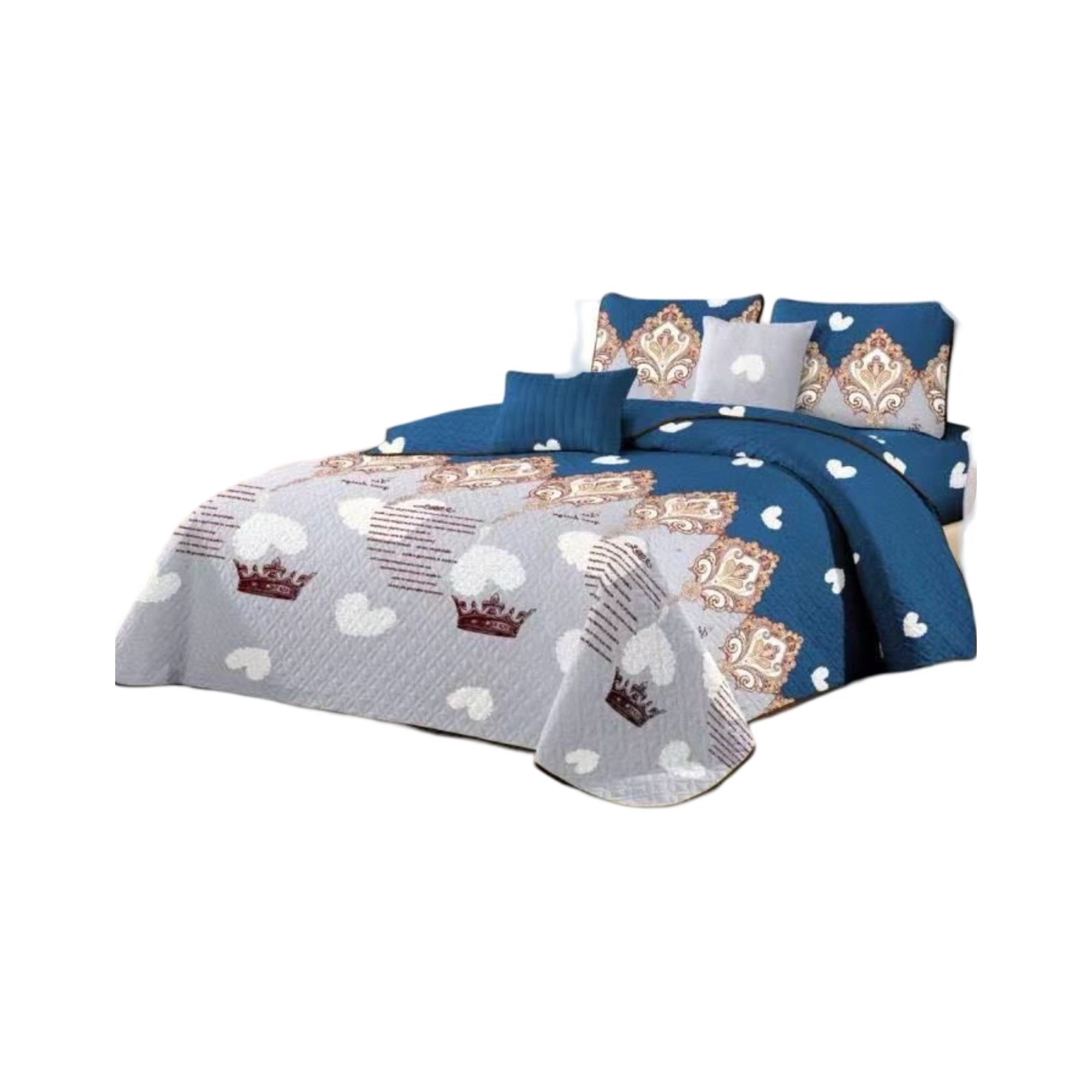 Genérico - Quilt Verano Reversible - Ligero Y Cómodo D7