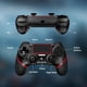 thumbnail image 5 of Control inalámbrico SZYUYU para PS4 con conector de audio de 3.5 mm, negro/rojo, 5 of 8