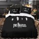 thumbnail image 3 of The Beatles Rock Band Duvet Cover Sets,Rock 'n' Roll Bedding Set Printed,Pillowcases,Zipper Closure, 3 of 3