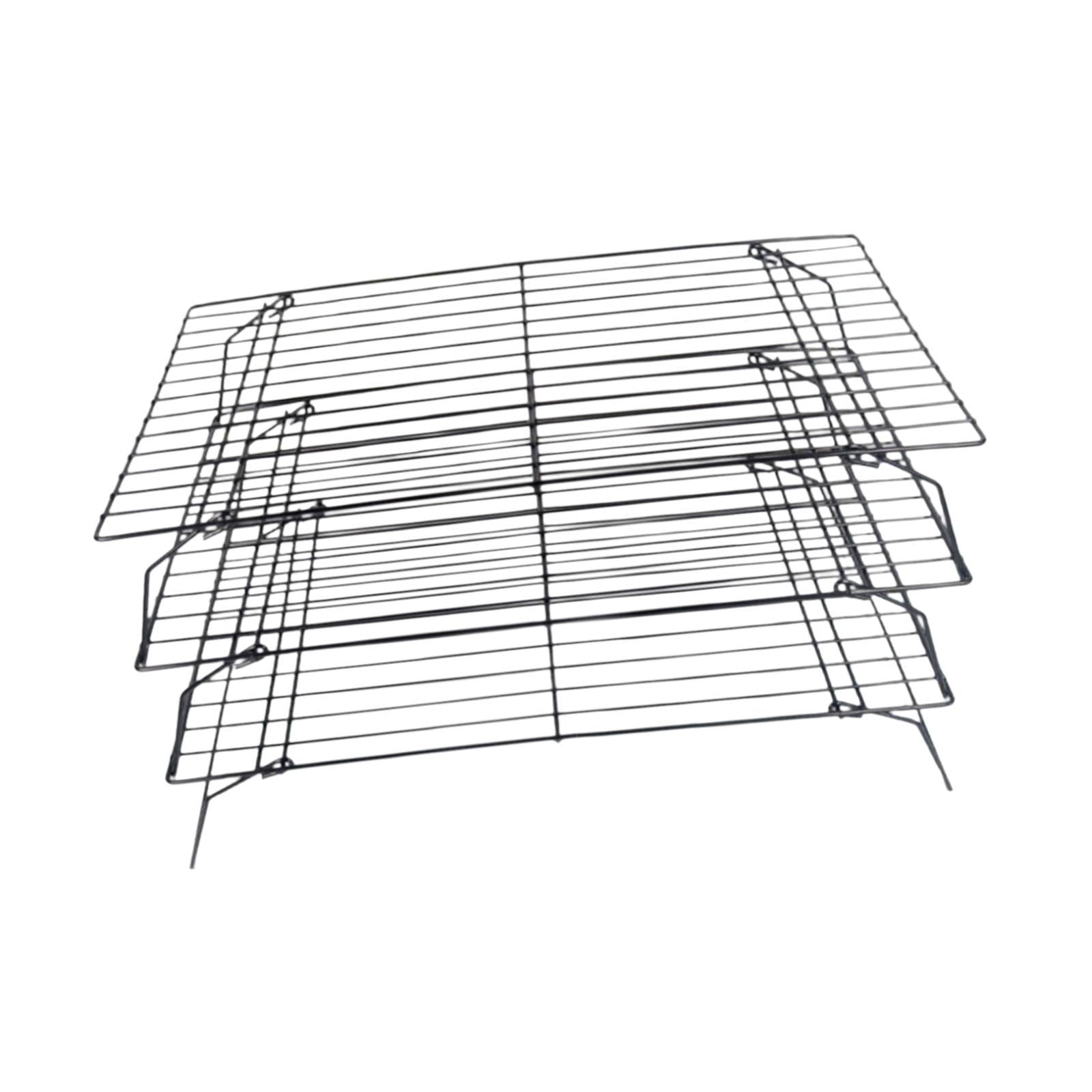 Magideal - Rejilla De Alambre De Enfriamiento Para Galletas, Herramientas Para Hornear, Rejilla De Cocción Para Horno, Rejilla De Enfriamiento Para Galletas Y Pa Tres Capas