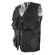 thumbnail image 3 of hombres al aire libre chaleco multi-bolsillo viajeros pesca fotografía chaqueta xl negro, 3 of 5