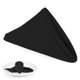 thumbnail image 1 of Servilletas de Tela PLOYMONO 43 cm Negro – Pack de 8 (Poliéster), 1 of 9