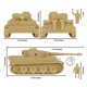 thumbnail image 2 of Vehículo de juguete BMC Toys Tanque Tiger I a escala 1:38 color caqui, 2 of 6