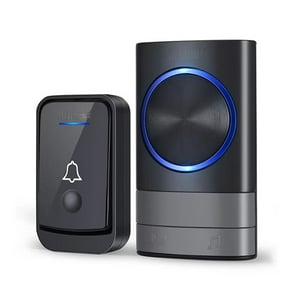 Veatool - Timbre Inalámbrico Impermeable Con Alcance De 200 Metros Y 58 Melodías -Ideal Para Casa Y Oficina- 1 Transmisor Y 1 Receptor Incluidos