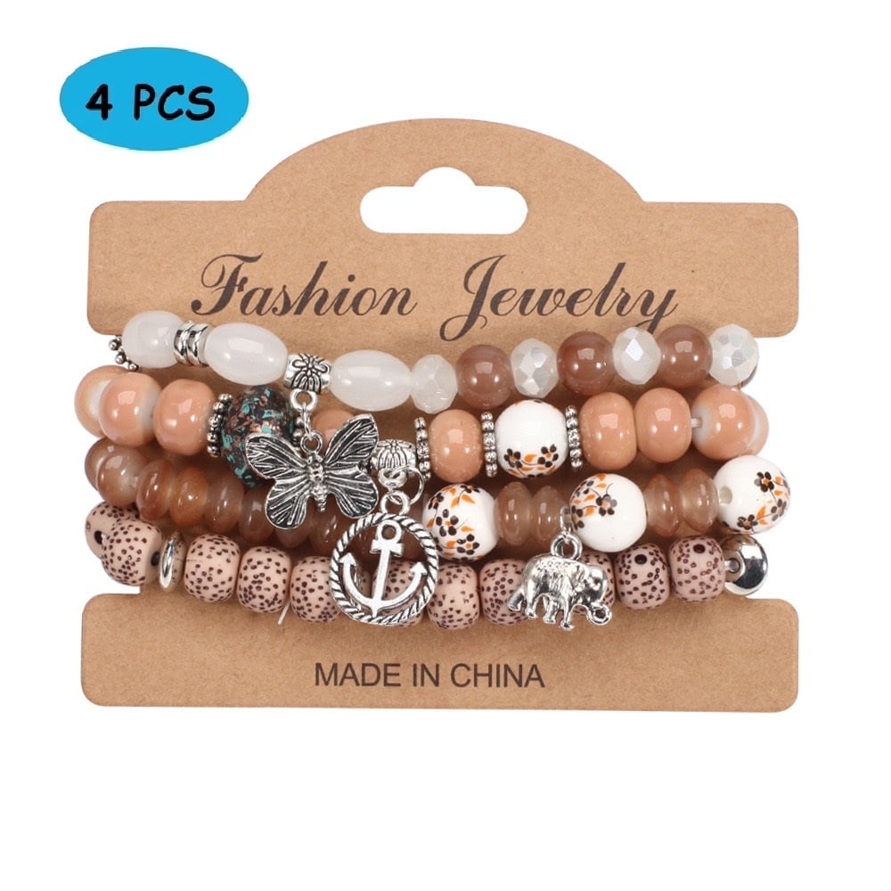 Heshpaws - Brazalete Bohemio De Material Mixto