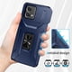 thumbnail image 4 of Funda Armada para Motorola Moto G Stylus 5G 2023 con Tapa Deslizante y Soporte Magnético Giratorio Azul, 4 of 5
