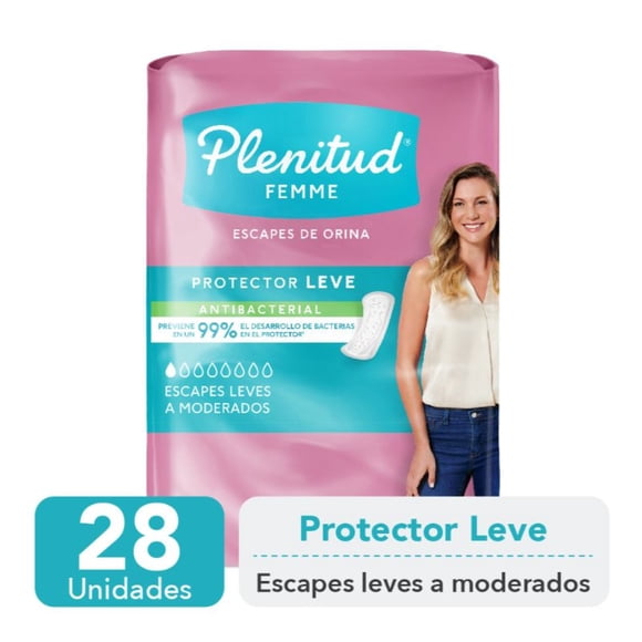 Protector Femenino Leve Plenitud Femme 28 Un, 28 Un