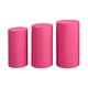 thumbnail image 2 of 3 Cubiertas De Pedestal Cilíndricas Decorativas Elásticas Para Aniversario, Color Rosa, 2 of 5