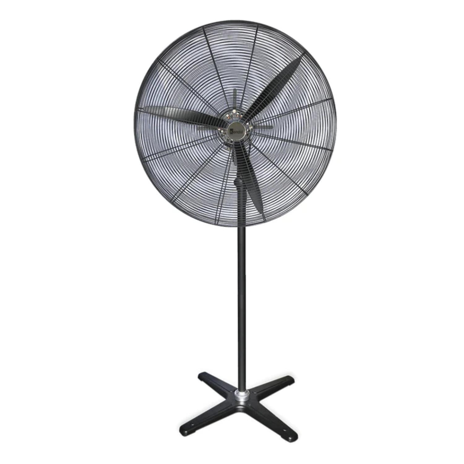 Kendal - Ventilador Industrial De Pie 30 Pulgadas 280w Negro Fs-75