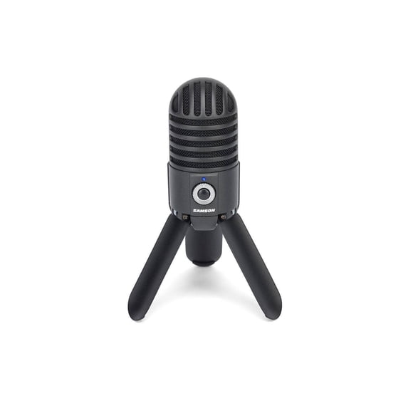 Micrófono SAMSON Meteor USB (negro titanio) con diafragma de 25 mm