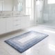 thumbnail image 5 of REGALWOVEN Alfombra de Baño Suave y Absorbente Antideslizante Alfombra de Baño de Felpa en Forma de U y Rectangular Azul 20" x 32", 5 of 7