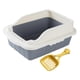 thumbnail image 2 of Bandeja De Arena Para Mascotas Con Pala Kitty Animales Peque?os Caja De Arena Para Gatos Con Parte Superior Abierta Gris M 31x21x16cm, 2 of 5