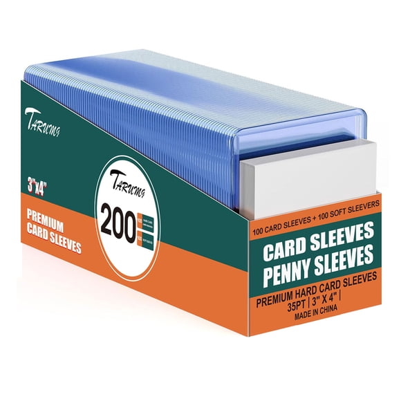Fundas de cartas TARUMG 3"x4" + 100 fundas suaves