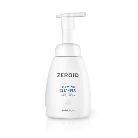 Limpiador espumoso ZEROID Mild Care para pieles sensibles y secas