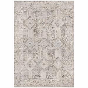 Deco2Day - Alfombra Bergen D - 200 X 290 Cm - Beige / Gris