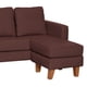 thumbnail image 3 of Seccional Venecia Intercambiable Pu Chocolate, 3 of 3