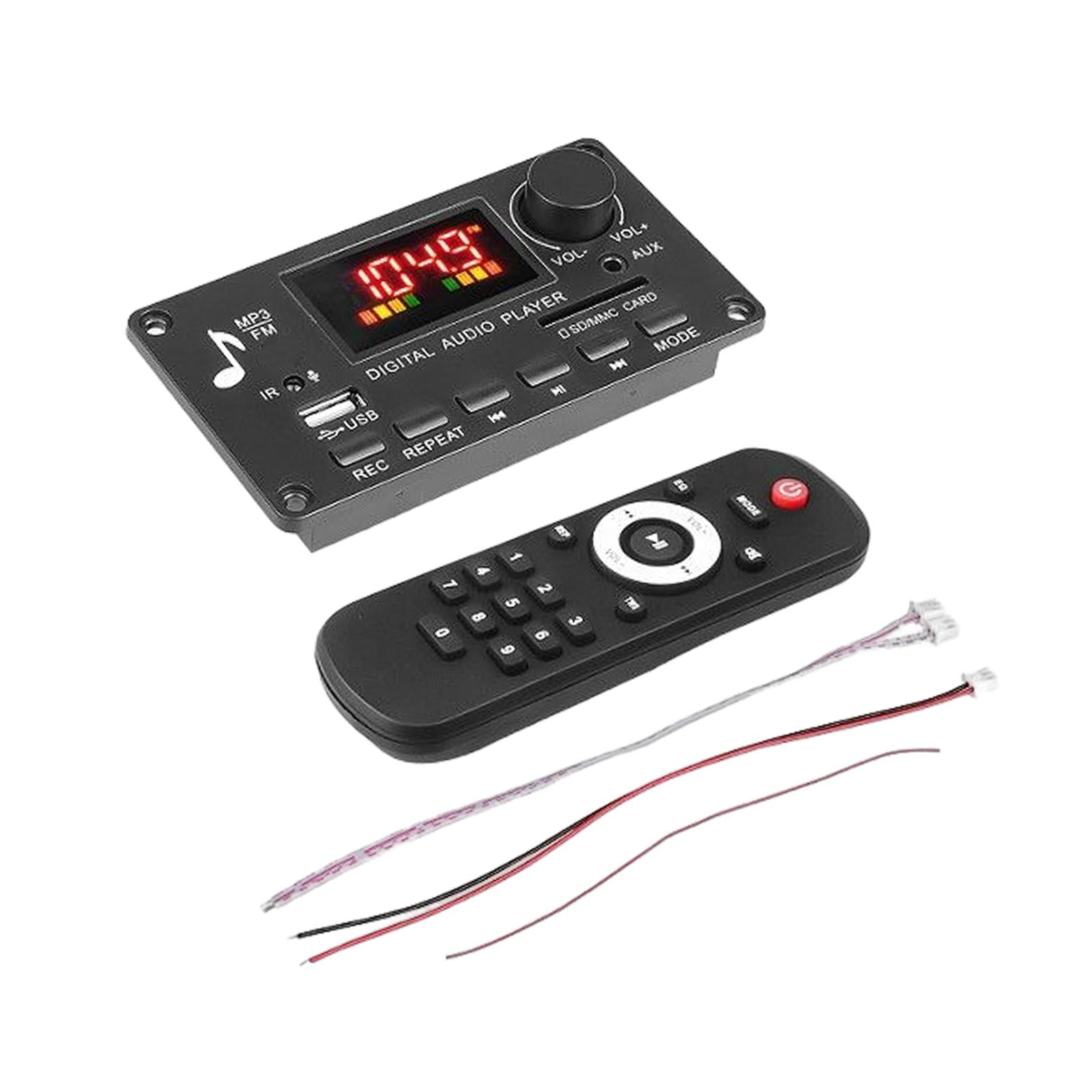 Magideal - 1 Juego De Módulo De Audio 12v Usb Tf Usb Fm Car Radio Tws Mp3 Placa