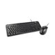 thumbnail image 3 of Teclado y Mouse Xtech XTK301S USB Cableado Negro, 3 of 3