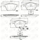 thumbnail image 3 of Pastillas Freno para auto Volkswagen Passat 2005-2010 Delantero, 3 of 4