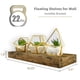 thumbnail image 2 of Estantes flotantes Sorbus Rustic Brown, 3 unidades, montados en la pared, 2 of 7