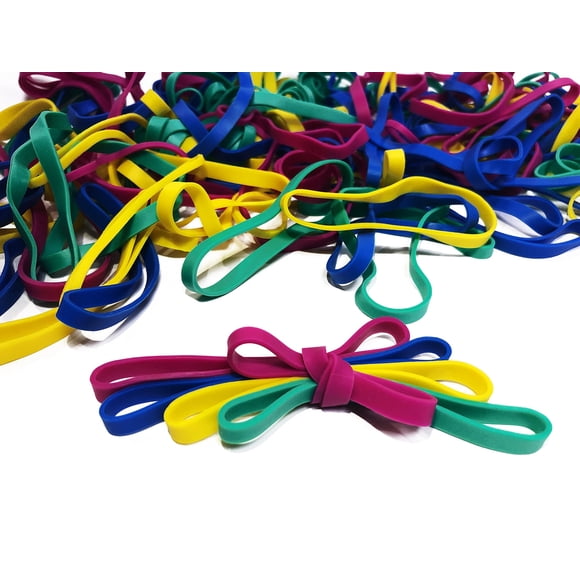 Bandas elásticas Yeewenmo, tamaño 64 (8,9 x 0,6 cm), de colores sin látex