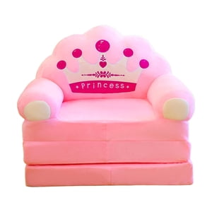 Bothyi - Sofá Plegable Para Niños, Sillón Plegable Suave Para El Hogar, Sala De Estar, 50 Cm X 55 Cm X 50 Cm, Color Rosa