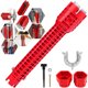 thumbnail image 1 of Llave Multifuncional 8 en 1 para Grifos y Lavaplatos NEATABY Roja, 1 of 3