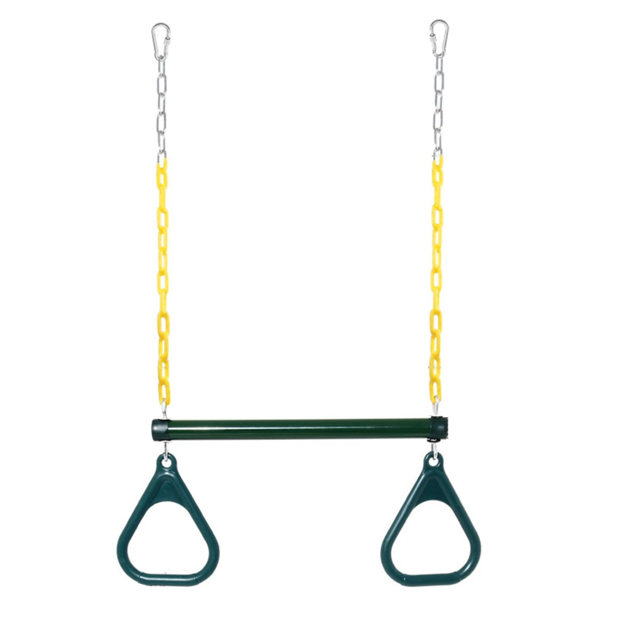 Trapecio Columpio Para Niños | YAERSI | Columpio De Jardín O Interior | Estructura Resistente Y Fácil De Instalar