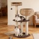 thumbnail image 1 of Árbol para gatos PETSITE 104 cm de mimbre y sisal de varios niveles, 1 of 7