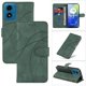 thumbnail image 1 of Funda tipo cartera con tapa para Motorola MOTO G24 con tarjetero, soporte y cubierta magnética Verde, 1 of 6