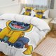 thumbnail image 2 of Stitch Pokmon Pikachu 3 Pieces Duvet Cover Set Full Size Super Soft Fade Resistant Microfiber, 2 of 4