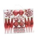 thumbnail image 4 of 40 Piezas Adornos De Bolas De Navidad Decoración De Navidad Para Celebración De A?o Nuevo Porche Rojo, 4 of 5
