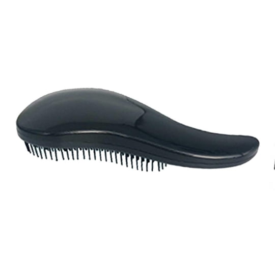 Fiocias - Peines Sin Cepillo Para El Cabello Peine Para Desenredar Con Mango Único Negro