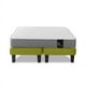 thumbnail image 2 of Cama Europea Zen Best 2 Plazas Colchon Resortes Base Dividida Tela Pistacho, 2 of 4
