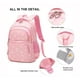 thumbnail image 2 of Daisy Prints School Backpack Set with Lunch Kits Bookbag for Teenager Girls 3pcs SchoolBag for Primary Student Book Bag, 2 of 3